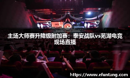 主场大师赛升降级附加赛：泰安战队vs芜湖电竞现场直播